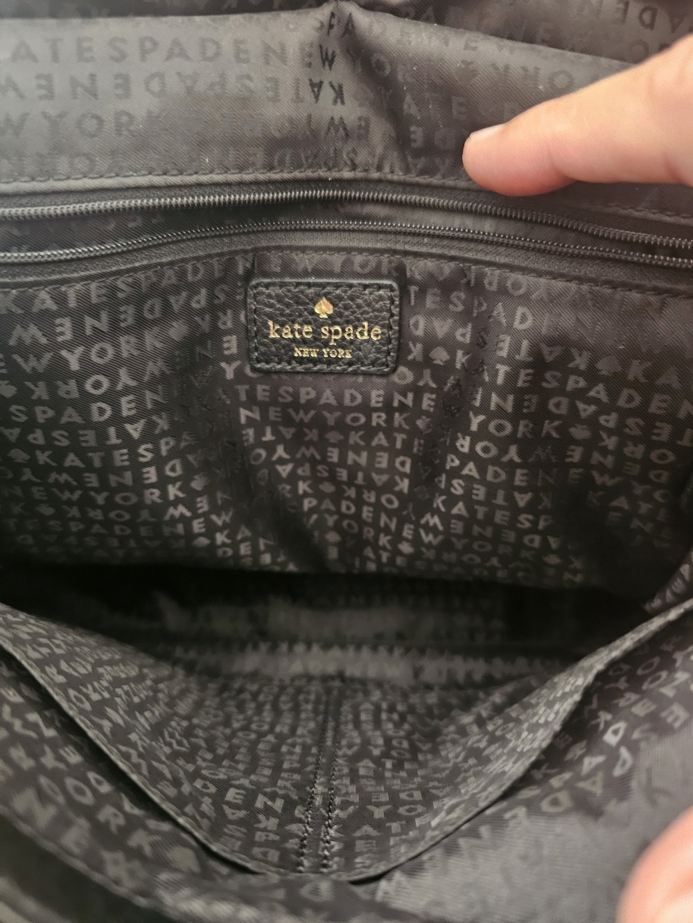 Kate Spade Leopard Print and Black Leatherette Women’s Clutch - Picture 4 of 6